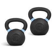 Yes4All Powder Coated Cast Iron Kettlebell Strength Training Kettlebells Weight Set for Full Body Workout, Home Gym
