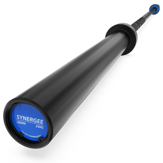 Synergee Regional Olympic 20kg Men’s and 15kg Women’s Hard Chrome & Black Phosphate Barbells. Rated 1500lbs for Weightlifting and Powerlifting.