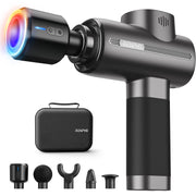 RENPHO Massage Gun Deep Tissue with Heat and Cold Head, Handheld Muscle Massager Therapy with Carry Case, Percussion Body Masajeador for Men Women Athletes Back Upgrade, Active Thermacool