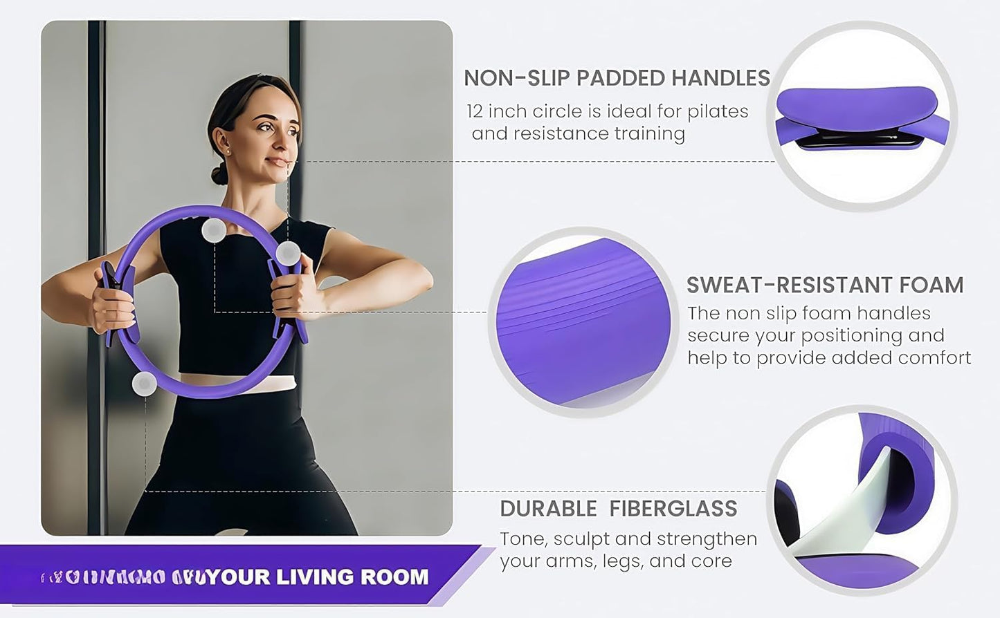 Pilates Essentials Kit for Women, Better Me Pilates Kit, 13-Piece Home Pilates Equipment Set, Perfect for Women's Home Workouts & Beginners