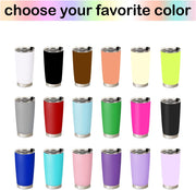 Personalized Tumbler with Pictures Text Name, Custom Photo Stainless Steel Tumbler, 20 Oz Travel Coffee Cup with lids, Personalized Mother's Day Birthday Gifts for Mom, Dad, Women, Men, Friend