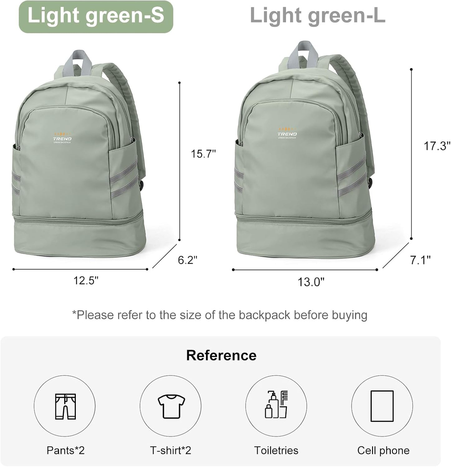 coofay Gym Backpack For Women Waterproof Backpack With Shoe Compartment Lightweight Travel Backpack Sports Backpacks Small Gym Bag