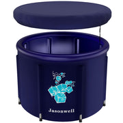 Jasonwell Ice Bath Tub for Athletes - Heavy Duty Cold Water Therapy Plunge Tub Ice Pod for Recovery Portable Ice Barrel Plunge Pool for Outdoor Inflatable Hot Tub Bathtub at Home for Adults