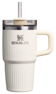 STANLEY Quencher H2.0 Tumbler with Handle and Straw 40 oz | Flowstate 3-Position Lid | Cup Holder Compatible for Travel | Insulated Stainless Steel Cup | BPA-Free | Black Chroma