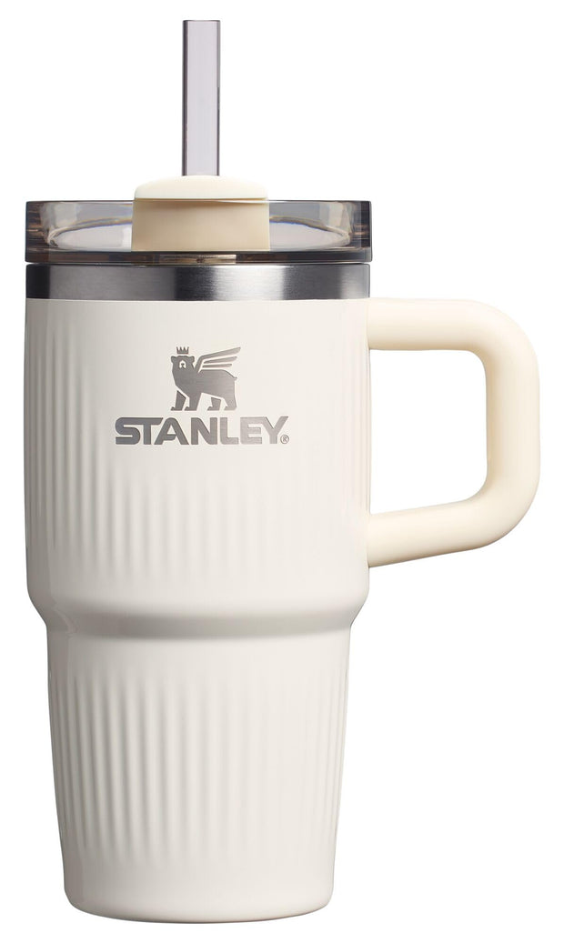 STANLEY Quencher H2.0 Tumbler with Handle and Straw 40 oz | Flowstate 3-Position Lid | Cup Holder Compatible for Travel | Insulated Stainless Steel Cup | BPA-Free | Black Chroma