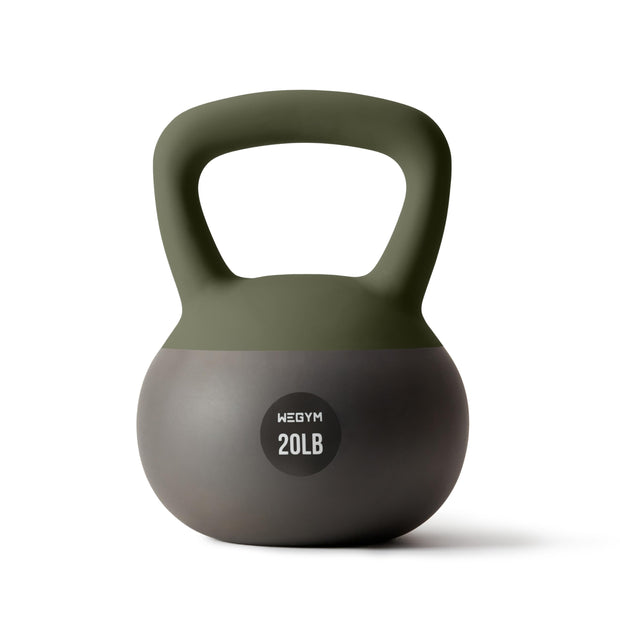 Soft Kettlebells with Cushioned Impact-Resistant Base and Anti-Slip, Wide-Grip Handle for Home Workouts, Weightlifting, and Full Body Strength Training