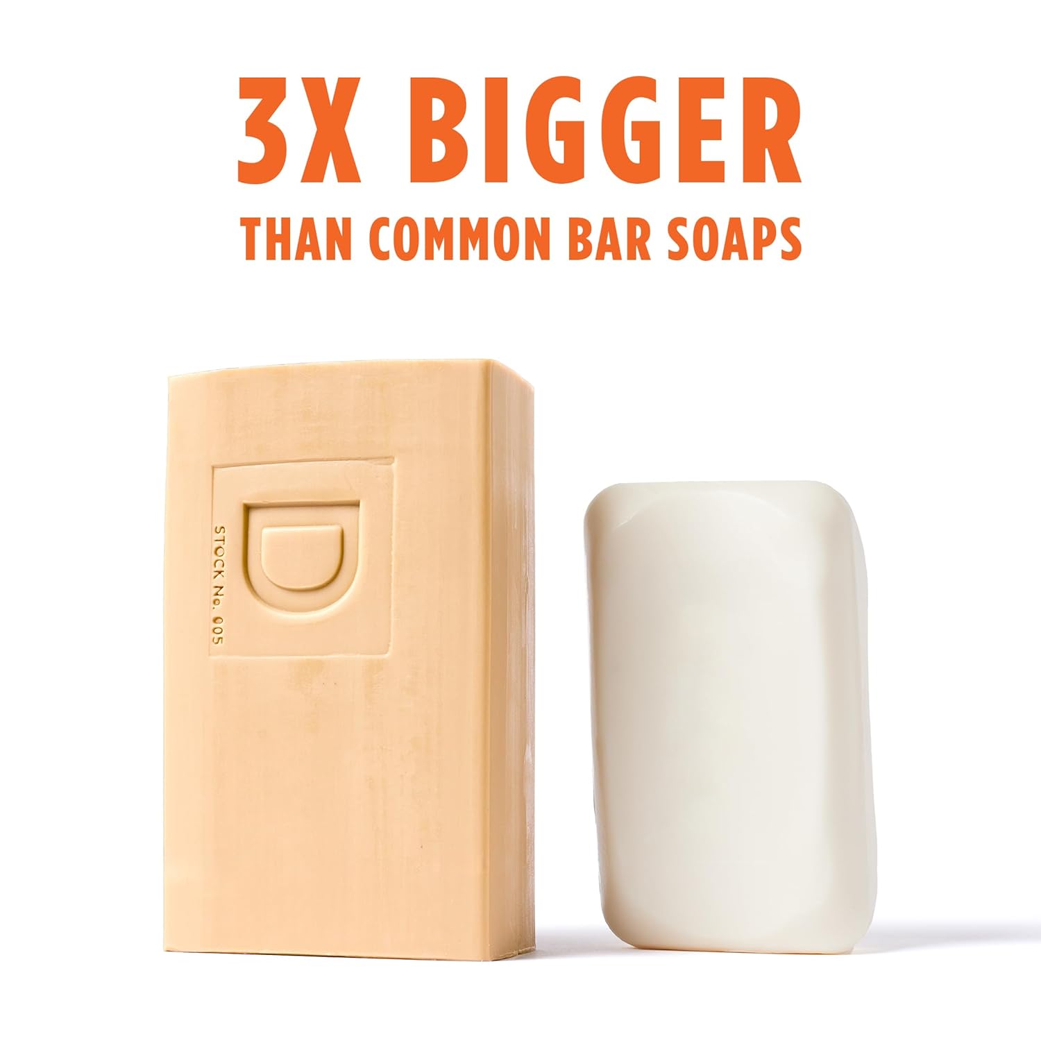 Duke Cannon Big Brick of Soap, Campfire - Triple Milled Bar, Smoky Hickory Scent, American-Made, Large Size, 10 oz. (6 Pack)