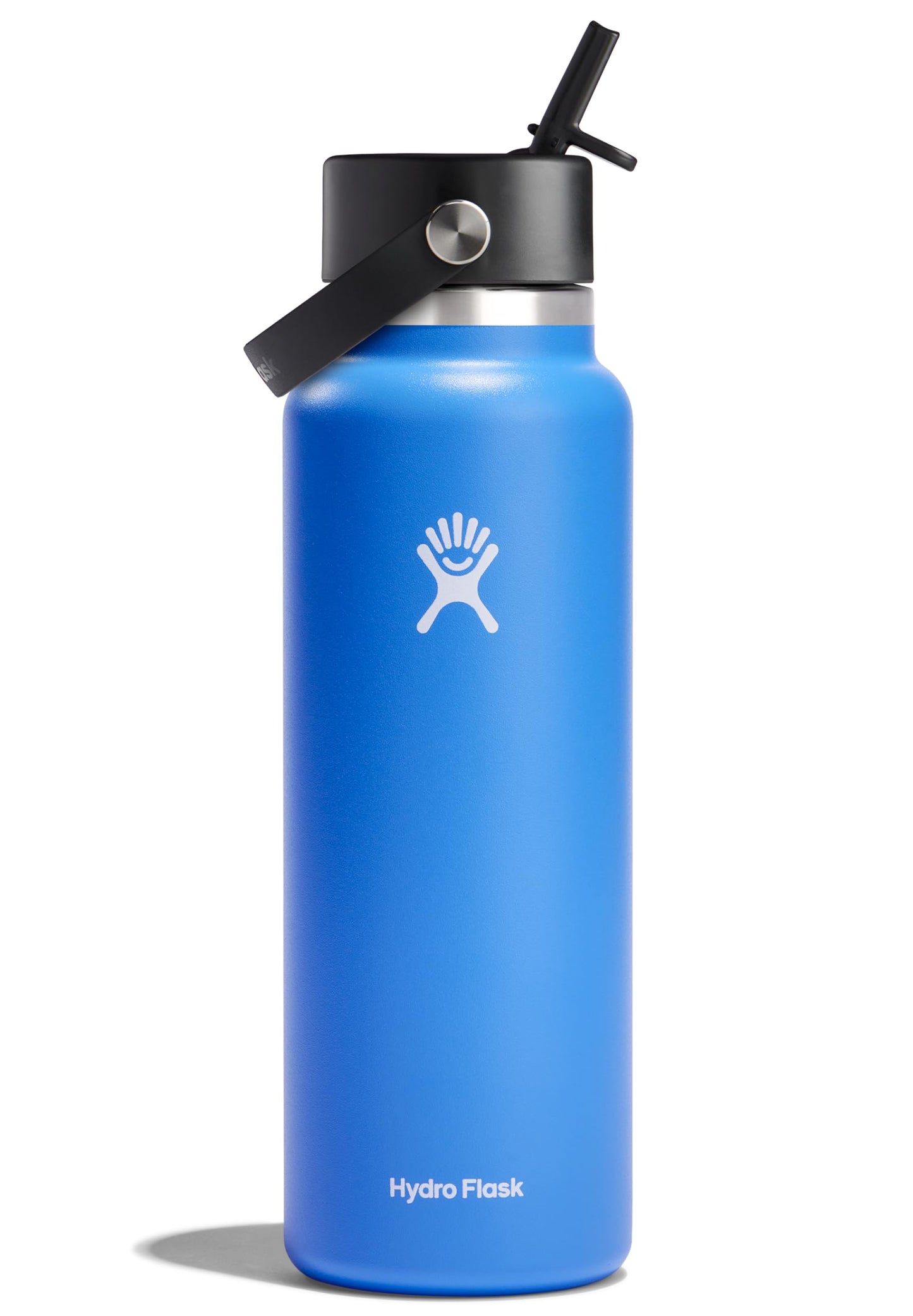 Hydro Flask 32 Oz Wide Flex Straw Cap Bottle - Insulated Stainless Steel - Wide Straw Lid, Non Spill, Leakproof in Jelly Pink