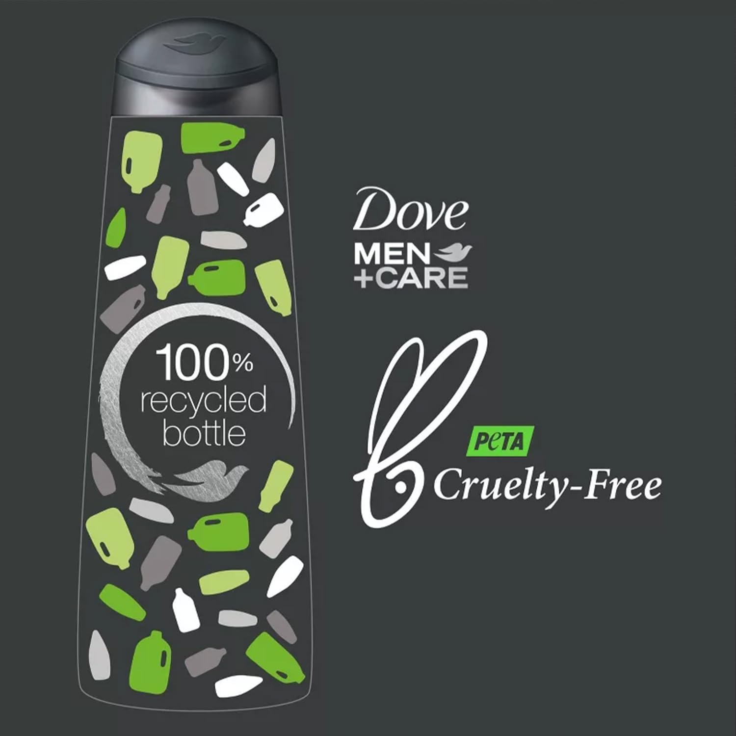 Dove Men+Care Travel Essentials Bundle – Extra Fresh Body & Face Wash & Fresh + Clean 2-in-1 Shampoo, 3 Oz Ea