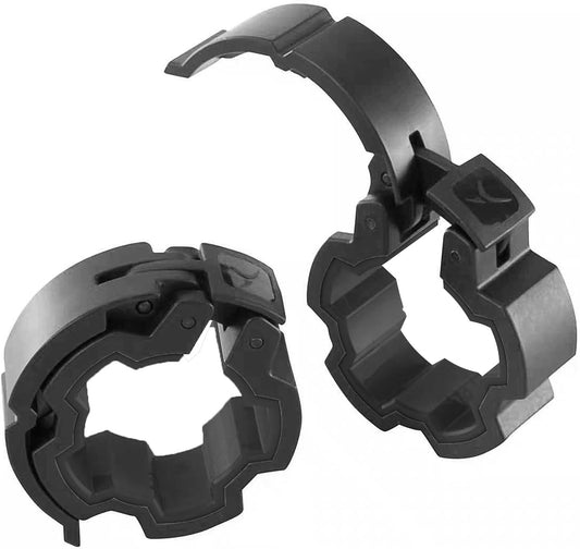 Barbell Clamps 1 inch, Barbell Clips, Quick-Release Safety Weight Clips for Bars, Pair of Locking Clips for Workout Weightlifting Fitness Training (Black, 1 Inches)