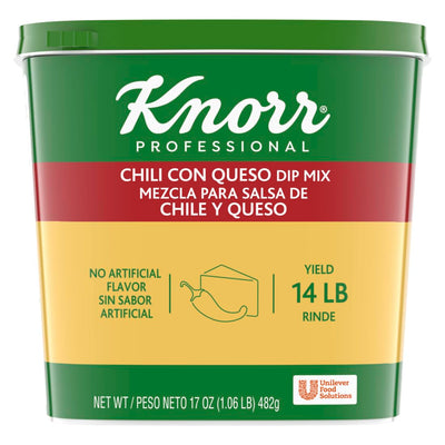Knorr Professional Chili Con Queso Dip Mix Vegetarian, No Artificial Flavors or Added MSG, 0g Trans Fat, 1.06 lbs, Pack of 6