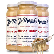 Yo Mama's Foods Keto Marinara Pasta Sauce - (3) 12.5 Ounce Jars - No Sugar Added, Low Carb, Low Sodium, Gluten Free, Paleo Friendly, and Made with Fresh, Non-GMO Tomatoes