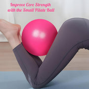 Small Pilates Ball 9 Inch Small Exercise Ball Mini Workout Yoga Balls for Gym Yoga, Core Training, Fitness, Workout, Stability, Improves Balance