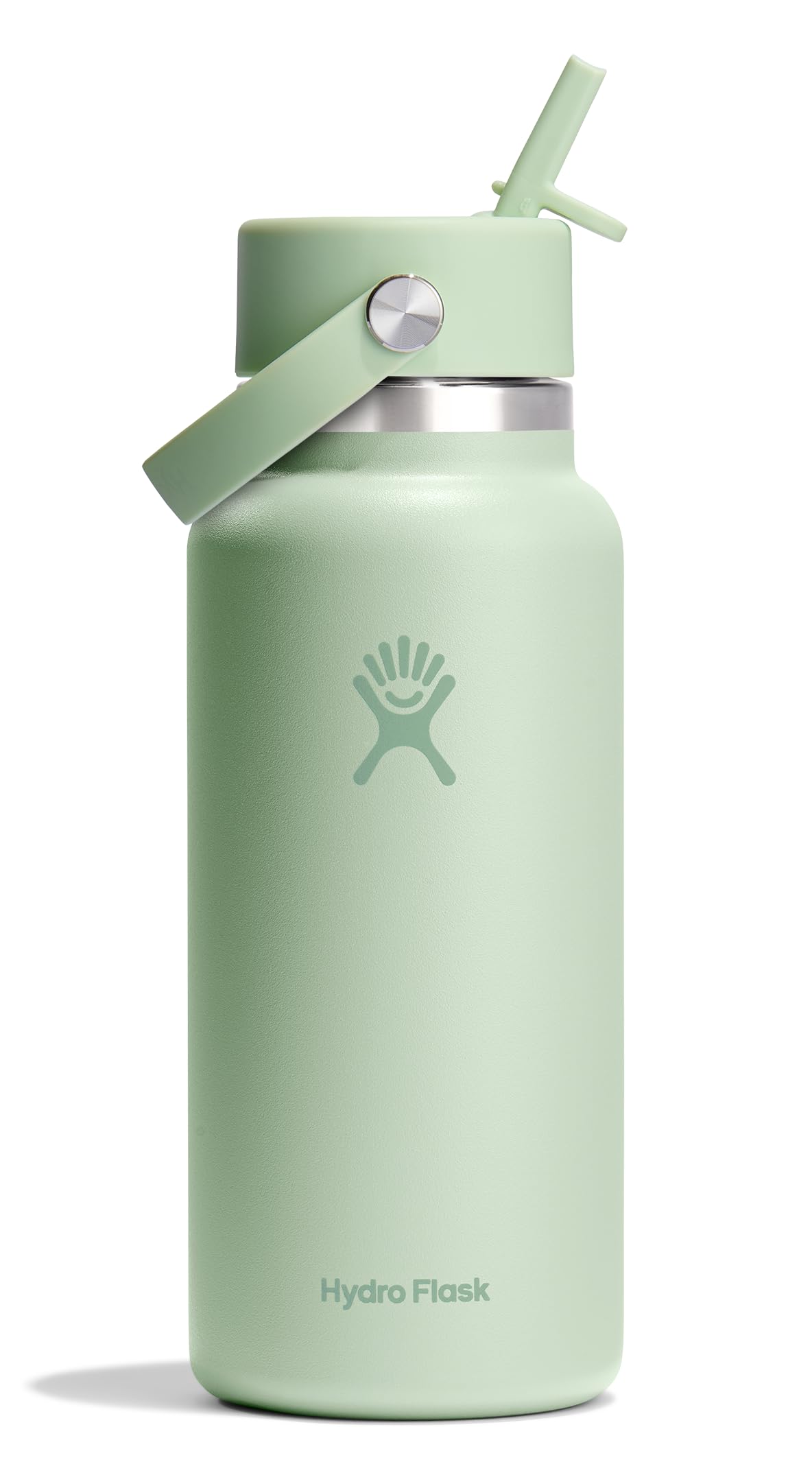 Hydro Flask 32 Oz Wide Flex Straw Cap Bottle - Insulated Stainless Steel - Wide Straw Lid, Non Spill, Leakproof in Jelly Pink