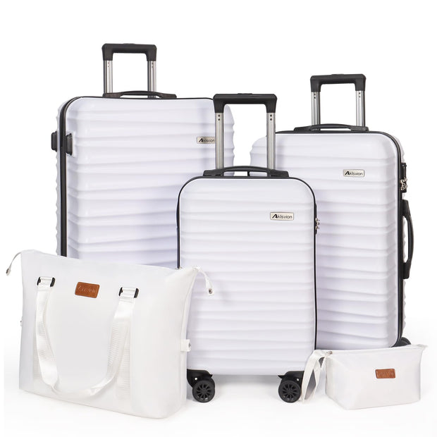 Luggage Set 3 Pieces (20/24/28) -Suitcase Set - Carry on Luggage with Wheels - Check-in Luggage - PC + ABS Durable Suitcase Rotating Silent Wheels Hardside Luggage with Spinner Wheels,3pcs (Pink)