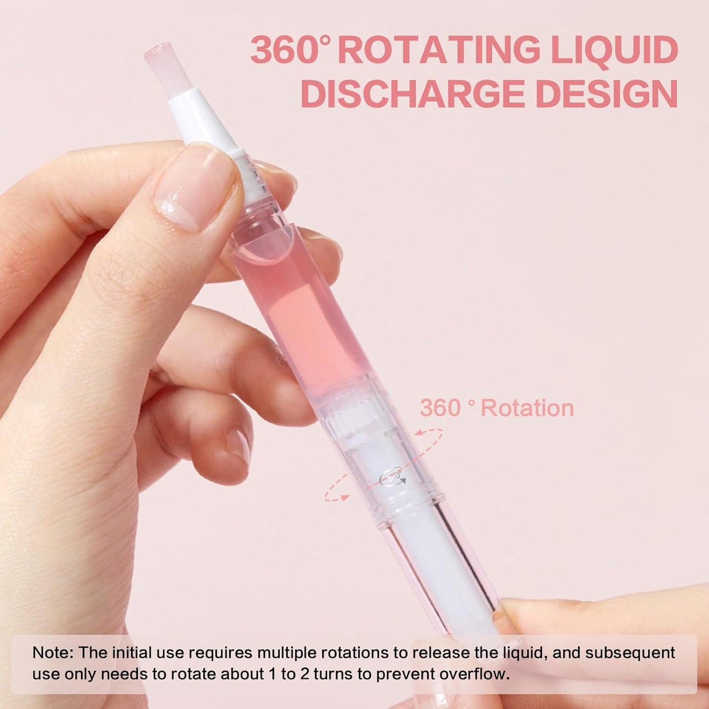 Radiant Nail Growth Oil, Nail Strengthener, Cuticle Oil for Nails, Moisturize Strengthen Nail Care Oil, Finger Edge Manicure Nourishing Pen, Anti-hangbnail removal, Nail Skin Edge Care (Lemon)