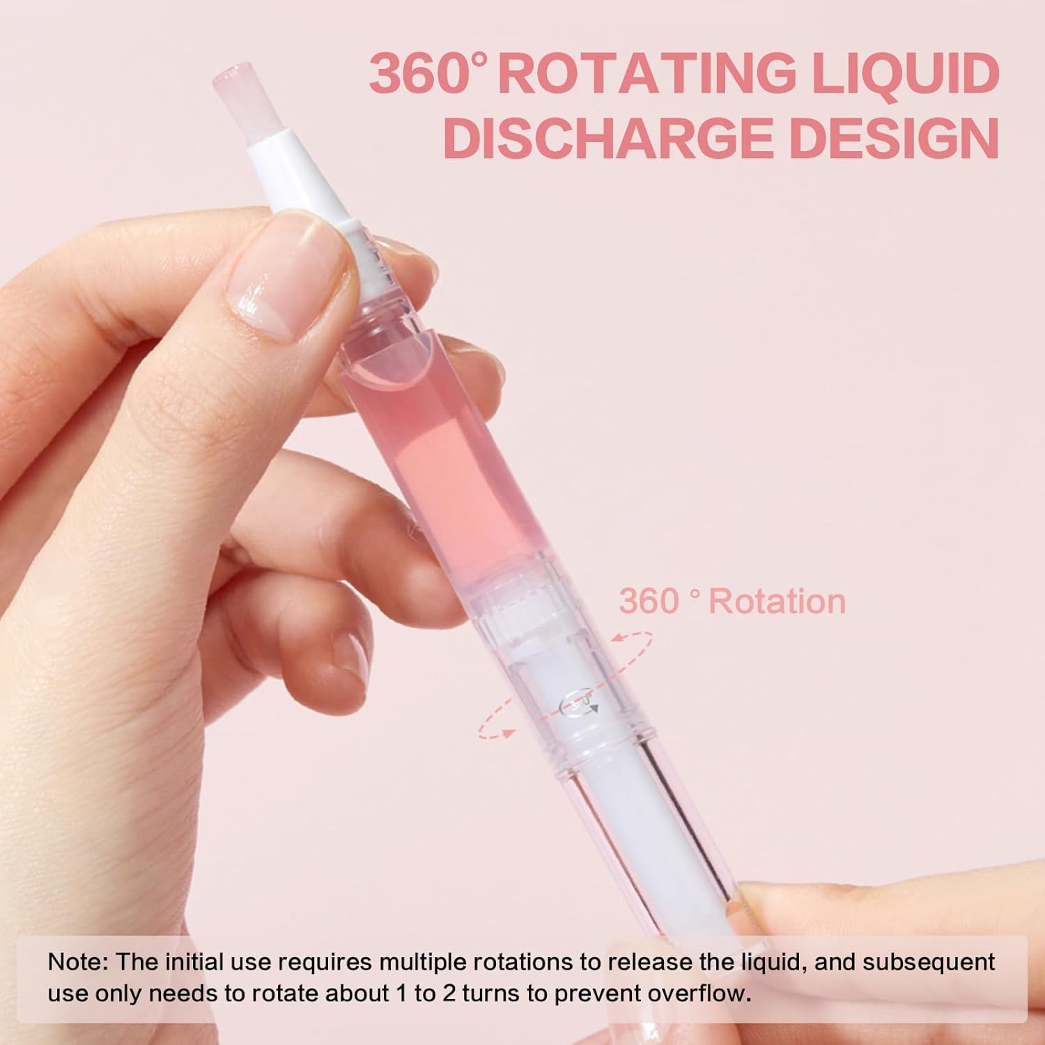 Radiant Nail Growth Oil, Nail Strengthener, Cuticle Oil for Nails, Moisturize Strengthen Nail Care Oil, Finger Edge Manicure Nourishing Pen, Anti-hangbnail removal, Nail Skin Edge Care (Lemon)