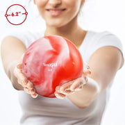Yes4All Weighted Toning Balls for Exercise, Soft Medicine Balls for Exercise, Pilates, Yoga, Balance, Flexibility, 2-10lbs