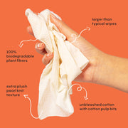 Refresh Line Deodorant Wipes - 15ct Deodorant for Women with Zinc, Probiotics & Prebiotics - Individually Wrapped - Sweat Wipes to Naturally Cleanse Skin & Remove Sweat & Odor