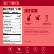 SEEQ Clear Protein Powder - Fruit Punch - 25 Servings - 22g Clear Whey Protein Isolate - Zero Sugar - 0g Lactose - Allergen Friendly - GLP1 Support - Bone Health - Muscle Post Workout Recovery