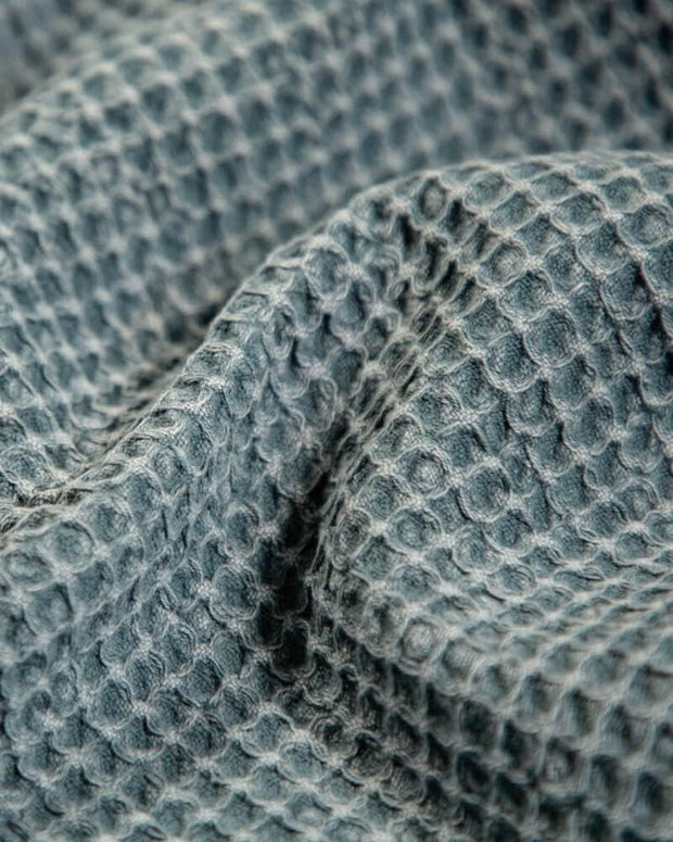 Teema Large Turkish Beach Towel - 100% Turkish Cotton - Sand Free - Fast Drying - Versatile and Multi-Use - The Waffle Weave (Ice)