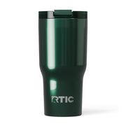 RTIC 30oz Essential Tumbler with Lid, Insulated, Stainless Steel, Metal, Double Wall Vacuum-Insulation, Ceramic Lined, Travel Cup for Iced Coffee, Tea, Hot and Cold Drink, Graphite