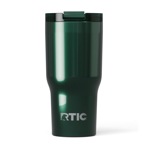 RTIC 30oz Essential Tumbler with Lid, Insulated, Stainless Steel, Metal, Double Wall Vacuum-Insulation, Ceramic Lined, Travel Cup for Iced Coffee, Tea, Hot and Cold Drink, Graphite
