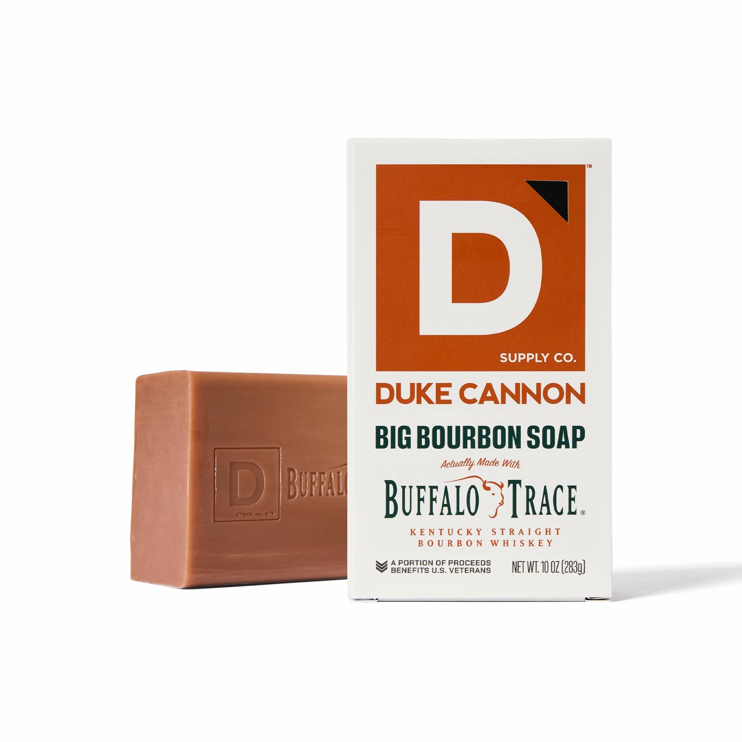 Duke Cannon Supply Co. Extra Large Bar Soap - Men's Natural Bar Soap with a Masculine Scent - USA-Made Soap for Men - All Skin Types - Big Brick of Soap - Gun Smoke (10 oz)