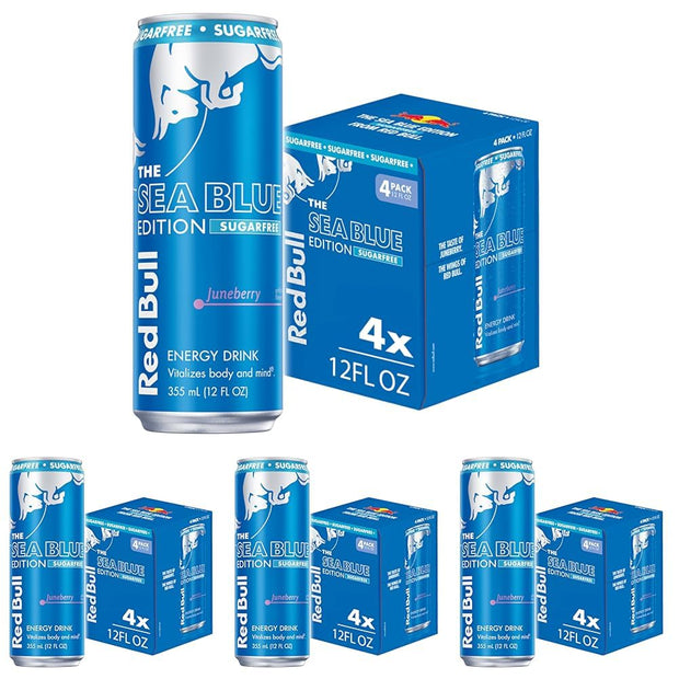 Red Bull Pink Edition Sugar Free Energy Drink, Wild Berries, 8.4 fl. oz., Pack of 8 cans, with 80mg Caffeine, Taurine & B Vitamins