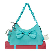 WOLT Gym Bag For Women, Yoga Mat Bag with Shoes Compartment, Wet Pocket and Water Bottle Pocket