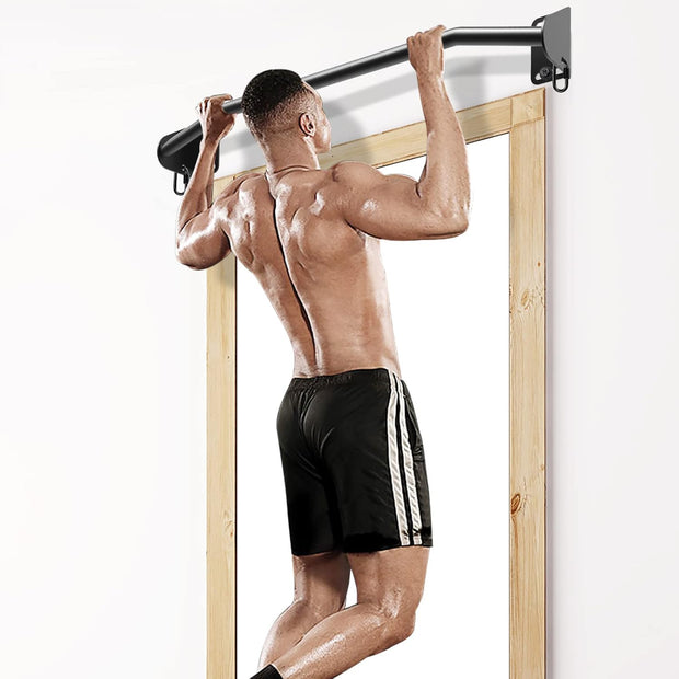 Kipika Heavy Duty Wall Mounted Doorway Pull Up Bar, Multifunctional Chin Up Bar, Portable Fitness Door Bar, Body Workout Home Gym System