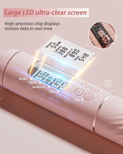 YOTTOY Skipping Ropes for Adults -Cordless Counter Jump Rope with Large Cordless Ball-Weighted Jump Rope for Women with LCD Display