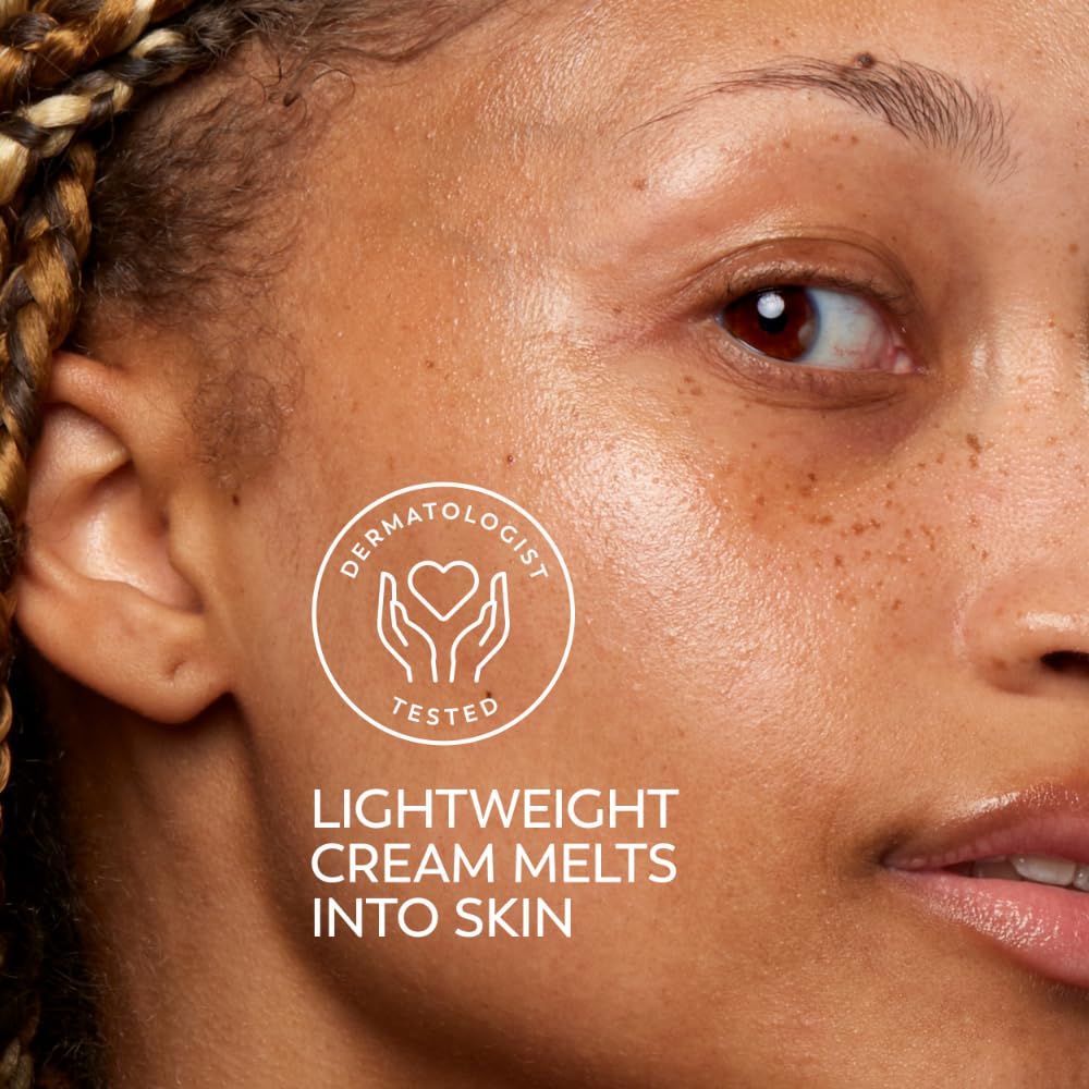 Olay Vitamin C Face Moisturizer, Bright & Even Lightweight Cream for Women - Brightens, Hyrdates, Evens Tone & Texture, Glowing Skin Care - Recyclable Sustainable Eco Jar, Non-Greasy, 2 Oz