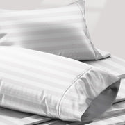 TEXAS LINEN CO. 100% Egyptian Cotton Sheets King Size Set - 1200 Thread Count Egyptian Cotton Luxury Sheets King Size, 17" Deep Pocket, Soft, Cooling Sateen Weave Hotel Quality Bedding Set - White