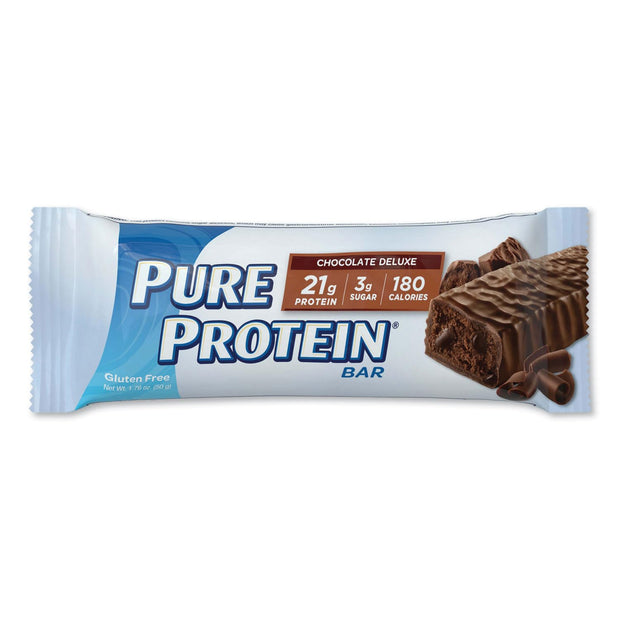 Pure Protein Galactic Brownie Bars - 12 Count Box | 20g High Protein, Gluten-Free, On-the-Go Snack | Ideal Pre & Post-Workout Fuel | Low Sugar, Great Taste!