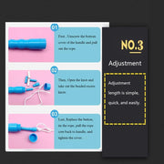 Ponydash Jump Rope, Jump Ropes for Kids, 2 Pack Kids Jump Rope Lightweight &Adjustable &Durable jumping rope for Fitness-Speed Jump Rope for Women Men Youth, Foam Grips Handles for, Workout