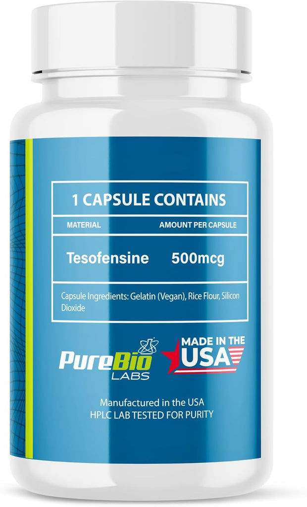 TESO & 5-Amino Capsule Bundle: Teso+ 500mcg Cognitive Function & 5A-1-Molecule 50mg NAD+ Activator, Metabolic & Wellbeing Support, 2 Bottles(90 Capsules), USA Made