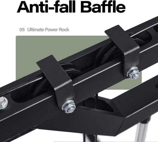 Major Fitness Drone2 Smith△ Machine – All-in-One Home Gym Squat Rack with Weight Bar, Dual LAT Pull-Down Systems & Cable Crossover Machine for Full-Body Workouts