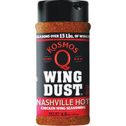 Kosmos Q Seven Pepper Face Lift Spicy Hot Wing Dust, Spicy Chicken Wing Seasoning for Chicken, Fries, Burgers, Queso, Beans & More, Flavorful Heat with 7-Pepper Blend Dry Rub Seasoning Dust, 5 Oz