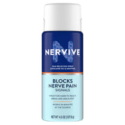 Nervive Nerve Care, Pain Relieving Large Spray, Max Strength No-Mess Topical Pain Reliever with Lidocaine and Menthol for Toes, Feet, Fingers, Hands, Legs & Arms, 4.5oz