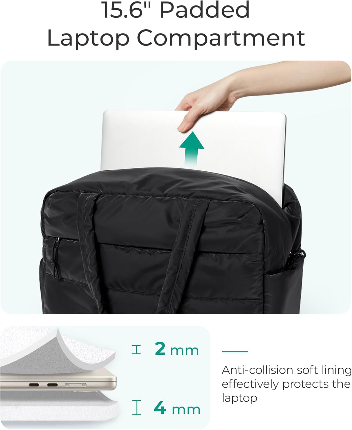 BAGSMART Gym Bag for Women, 23L Carry on Travel Duffle Bag, Water-resistant Weekender with Shoe Compartment, Camel