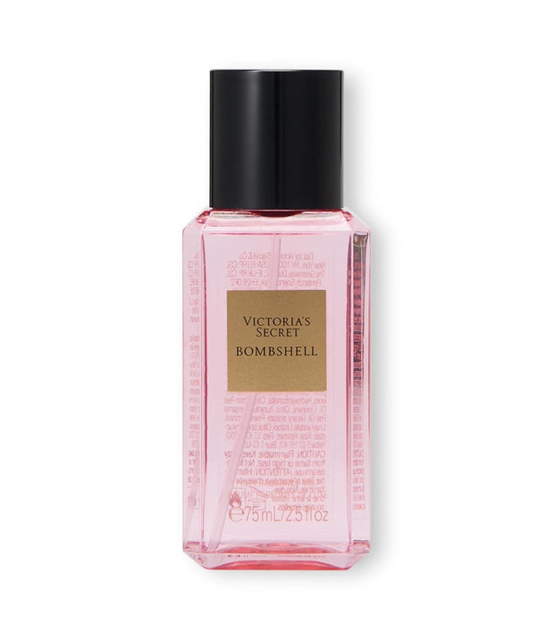Victoria's Secret Bombshell Mini Fragrance Mist, Notes of Purple Passion Fruit, Shangri-La Peony & Vanilla Orchid, Travel Size Body Spray for Women (2.5 oz)