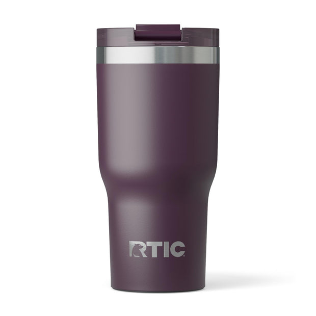 RTIC 30oz Essential Tumbler with Lid, Insulated, Stainless Steel, Metal, Double Wall Vacuum-Insulation, Ceramic Lined, Travel Cup for Iced Coffee, Tea, Hot and Cold Drink, Graphite
