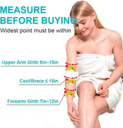 Waterproof Leg Cast Cover for Showering, Reusable Shower Sleeve for Lower Leg After Surgery, Watertight Non-Slip Adult Fracture Protector Bag, Water Proof Medical Covers for Calf/Ankle/Wound/Bandages