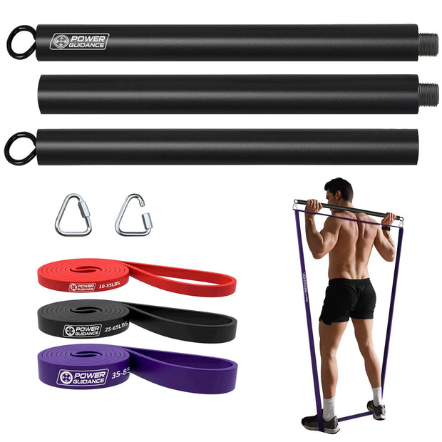 POWER GUIDANCE Pull Up Assist Bands - Stretch Resistance Band - Mobility Band - Powerlifting Bands - by Perfect for Body Stretching, Powerlifting, Resistance Training