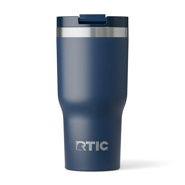 RTIC 30oz Essential Tumbler with Lid, Insulated, Stainless Steel, Metal, Double Wall Vacuum-Insulation, Ceramic Lined, Travel Cup for Iced Coffee, Tea, Hot and Cold Drink, Graphite