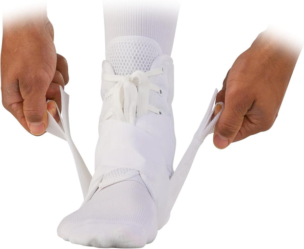 McDavid Ankle Brace Ultralight for Sprained Ankle, Figure 8 Ankle Braces, Lace up Ankle Brace, Ankle Braces for Men and Women, Ankle Support Brace and Stabilizer