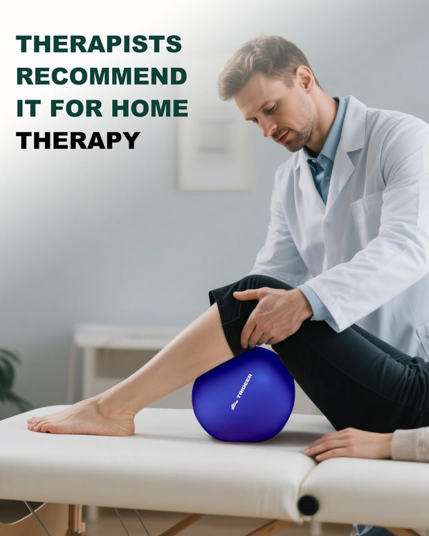 Trideer Pilates Ball 9 Inch, Small Exercise Ball with Exercise Guide for Yoga, Core Training, Physical Therapy, Balance, Stability, Stretching