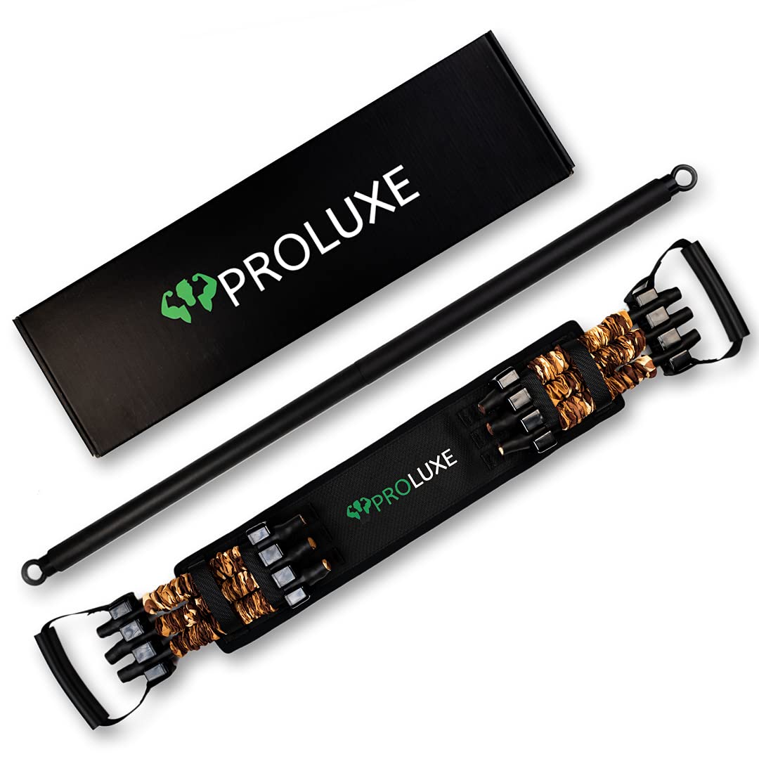Original Resistance Bands Bar Set - Exercise Band Set for Home Gym