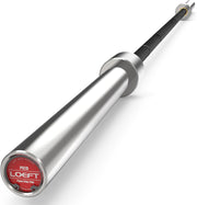 Professional Powerlifting Deadlift Barbell, 92in 27MM Olympic Barbell for Powerlifting, Deadlift Bar for 45lb 1500 lbs Weight Capacity 190K PSI, Enhanced Flex Weight Bar Fit 2" Weights